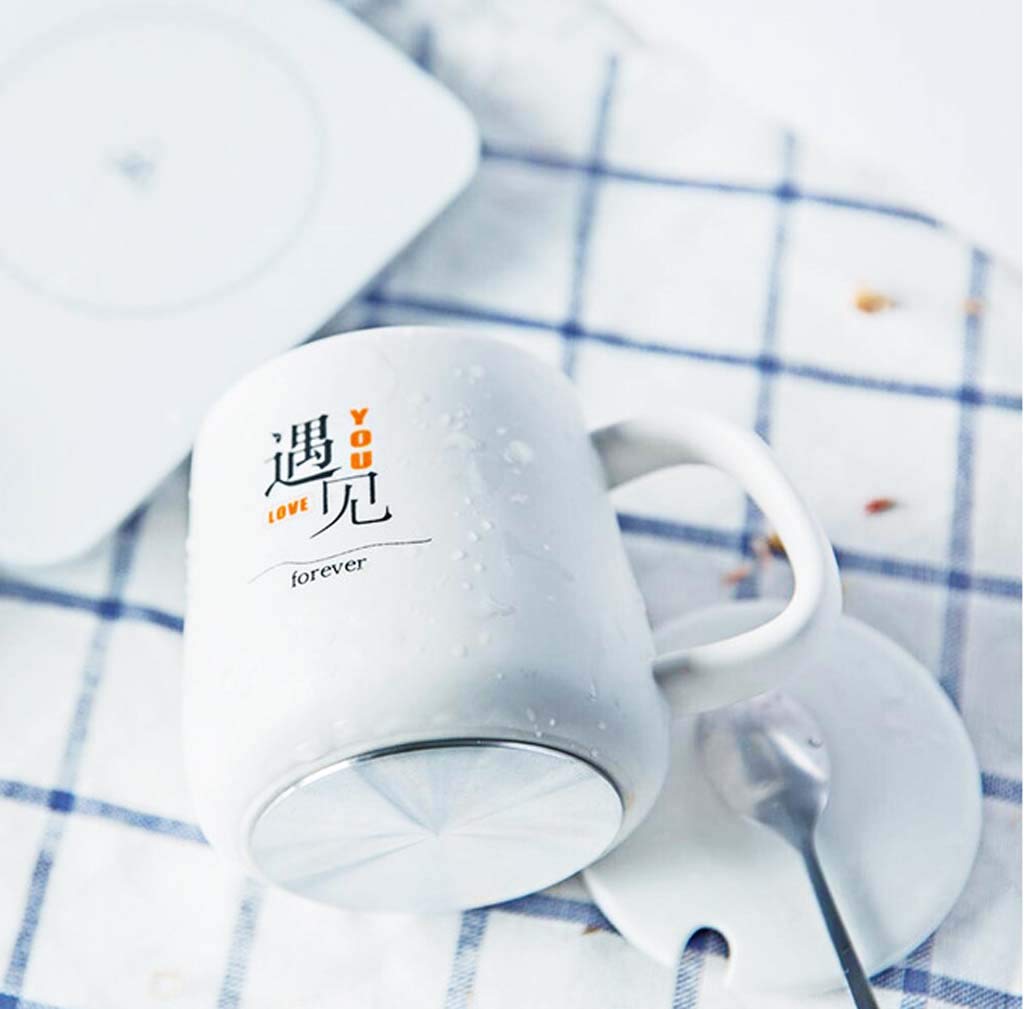 XINGYU Tazas de café Calentador de Tazas Calentador eléctrico de Tazas con Apagado automático Durante 24 Horas Taza de 55 ° C 16 vatios para Oficina o hogar (Blanco)