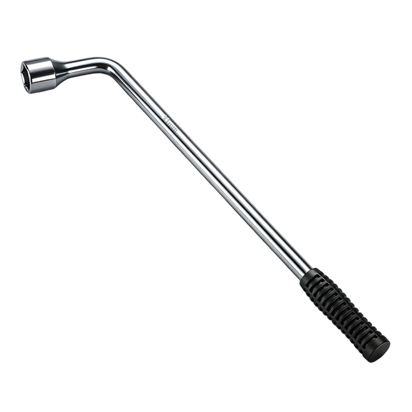 Hsioluted Men's Duty 420Mm L Shape Tire Wrench With Antislip Handle For Car And Truck Repair High Carbon Steel Drag Tool L Shape Tire Wrench