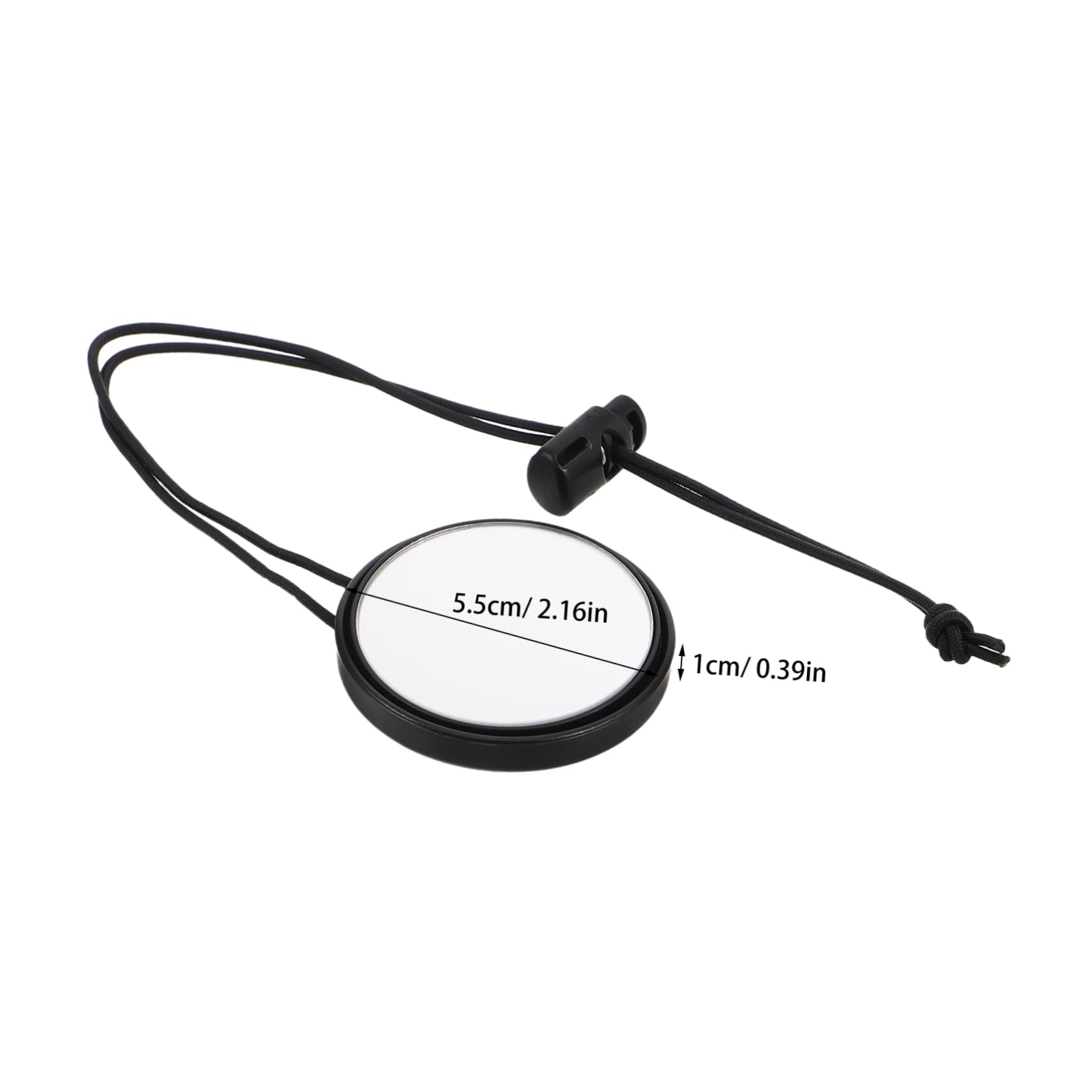 POPETPOP Diving Rearview Mirror Lanyard Emergency Reflective Mini Mirror for Scuba Diving Snorkeling