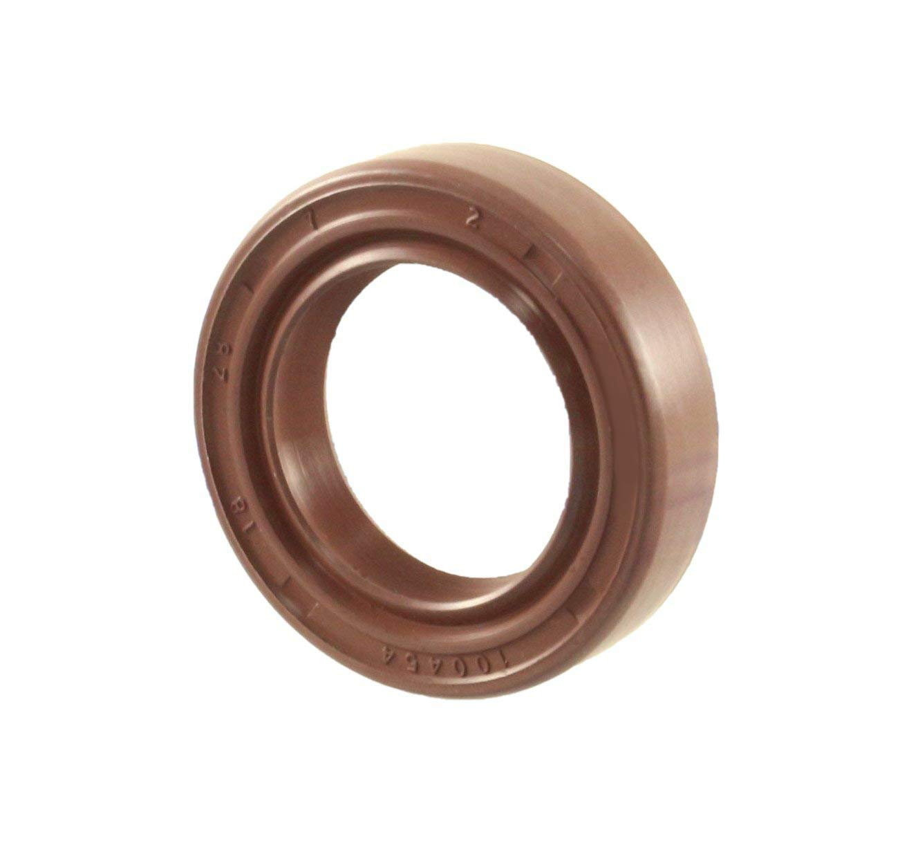EAI 18mm x 28mm x 7mm FPM/FKM TC Double Lip w/Stainless Steel Spring Oil Seal. Comp. /w Viton Shaft Seal