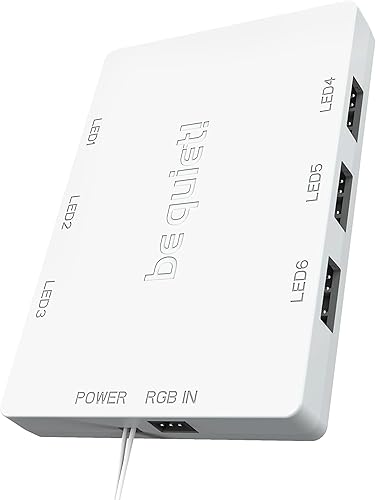 Miniatura 6 de be quiet! Light Wings White 4.724 in PWM Triple Pack Alta Velocidad Premium ARGB Ventilador de refrigeración de bajo ruido  4 pines  BL101