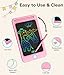 Beydoa LCD Writing Tablet 8.5 Inch Colorful Doodle Board, Kids Drawing Tablet Writing Board, Toddler Learning Toys for 3 4 5 6 7 8 Years Old Boys Girls, Early Educational Toys Birthday Gifts, Pink