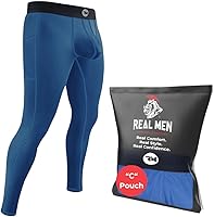 Vista 1 de RM Real Men ABCD Pouch Compression Pants - 1, 2 and 3 Pack, Mens Leggings, Yoga Pants, Tights, Base Layer Men Cold Weather