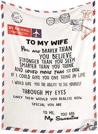 VETEBLE Best Gifts for Her, Birthday Gifts for Women from Husband, Soft Blanket Presents for Wife, Gift Ideas for Valentine's Day, Mothers Day, Christmas