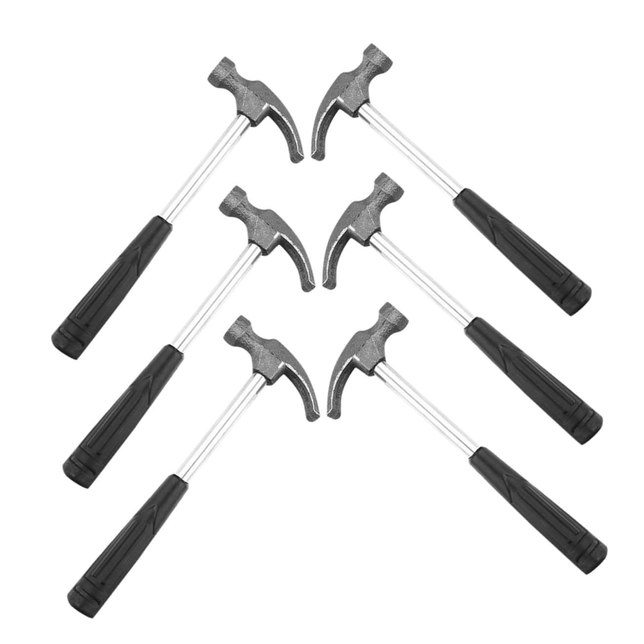 VILLCASE Essential Survival Gear: 6pcs Compact Camping Hammer Tent Stake Mallet Set for