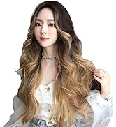【新品】グラデーション ハイライトウィッグ ロング ゆる巻き 前髪なし Amazon.co.jp: フルウィッグ ゆる巻き 前髪なし 派手かわ カール