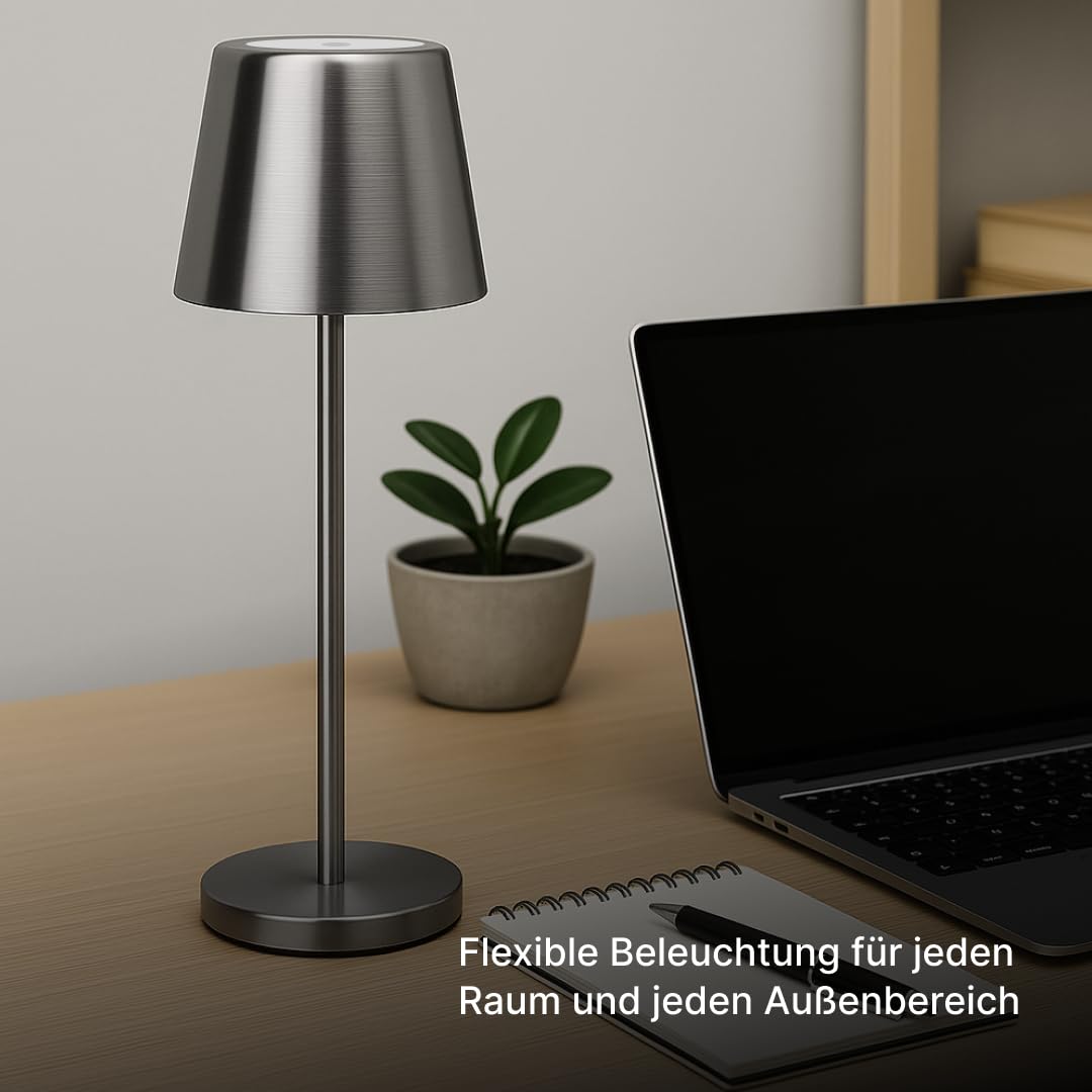 Brilliant Xaana LED Akku Tischleuchte, 37cm, dimmbar, 300lm