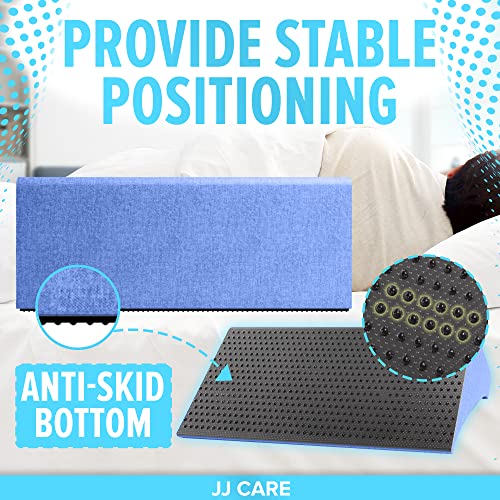 JJ CARE Bed Wedges & Body Positioners - 23.6 Inch, 30 Degree Curved Body Positioning Wedge Pillow for Side Sleeping, Foam Wedge Pillow for Bed Ridden with Pillow Case 5 JJ CARE Bed Wedges & Body Positioners - 23.6 Inch, 30 Degree Curved Body Positioning Wedge Pillow for Side Sleeping, Foam Wedge Pillow for Bed Ridden with Pillow Case - Image 6