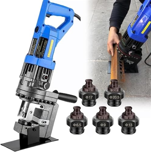Poinçonneuse d'angle en acier à haute puissance avec 5 matrices de perçage