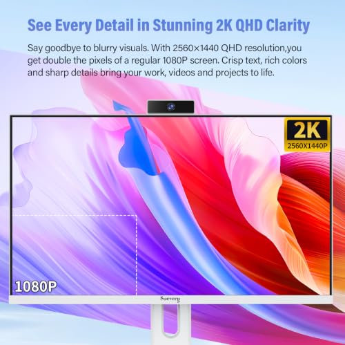 Image of suevery 27 inch All-in-One Desktop Computer,27 inch Core i5 AIO Gaming PC