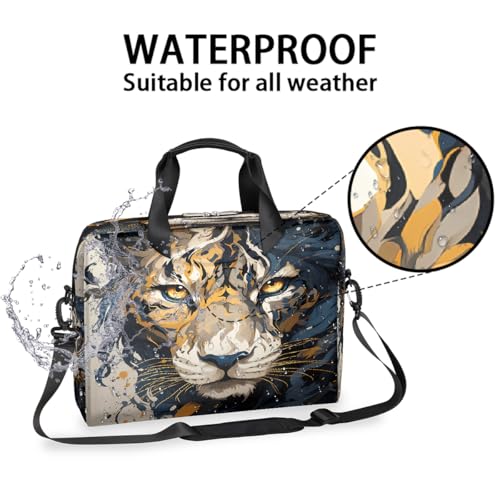 Maletín para portátil 16 pulgadas con diseño de leopardo miniatura 2