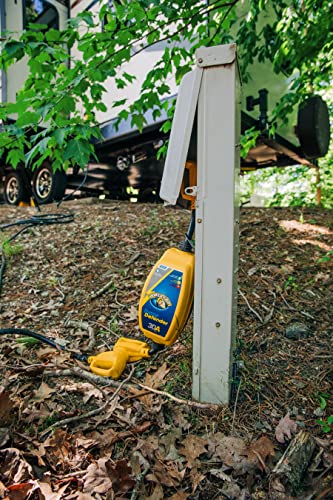 Camco Heavy-Duty 30-Amp Rv Extension Cord | Features Power Grip Handles, Copper 10-Gauge Wires, And Rated For 125 Volts/3,750 Watts | 50-Foot (55197), Black #TOP6