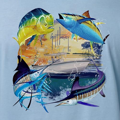 Guy Harvey Men’s Offshore Fish Collection Short Sleeve T-Shirt3