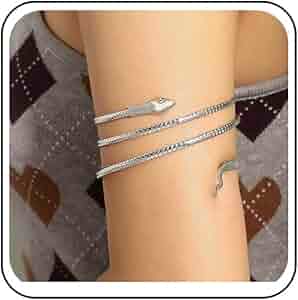 Amazon.com: Xduargs Punk Snake Bracelet Vintage Snake Upper
