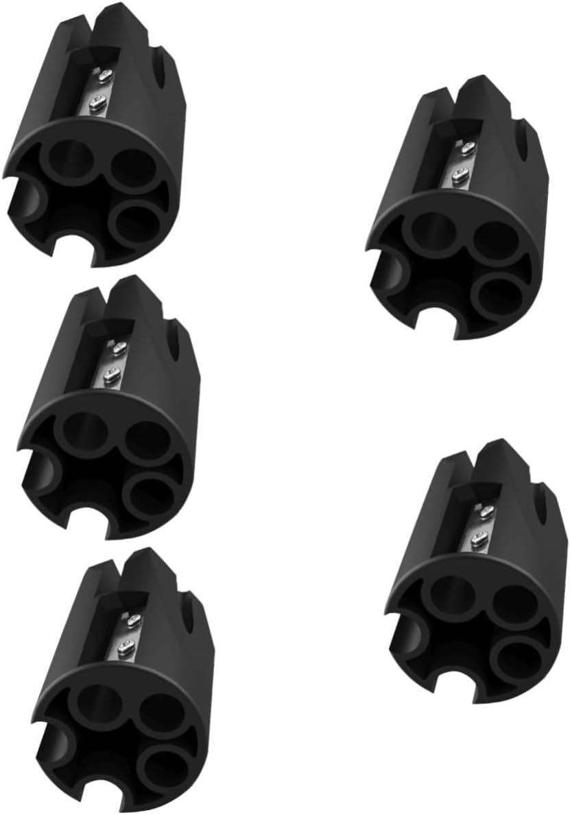 VALICLUD 5pcs Cosmetic Eyebrow Pencil Sharpener Makeup Tool for Easy Sharpening Compact Design for Home Use Eyebrow Pencil Users