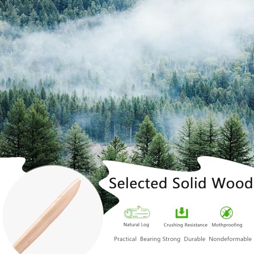 Image of QUTWOB 52 inch 3-Blade Wood Ceiling Fan with Light & Remote, Indoor Outdoor | solid raw wood blades, quiet dc inverter motor, 6-speed reversible remote, 3-color led light, for indoor outdoor patio garage