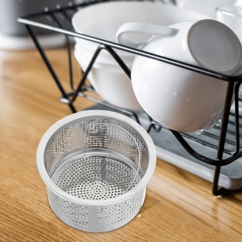 Colador de acero inoxidable para fregadero 2 piezas miniatura 7