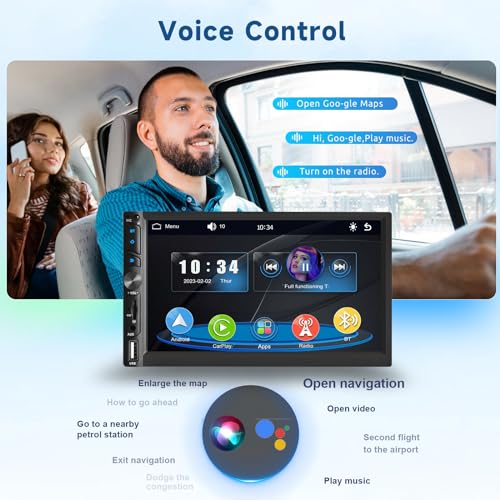 Radio Carplay y Android Auto 7" Pantalla Táctil HD miniatura 6