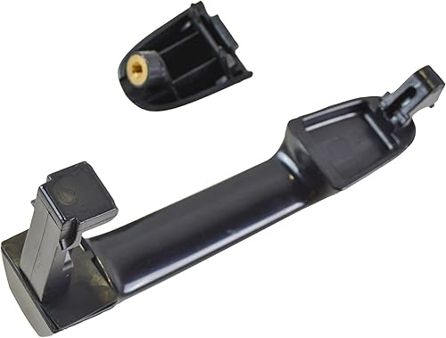 Miniatura 118 de TRQ Manija de la puerta exterior trasera izquierda del lado del conductor negra compatible con Honda Civic 2001-2005