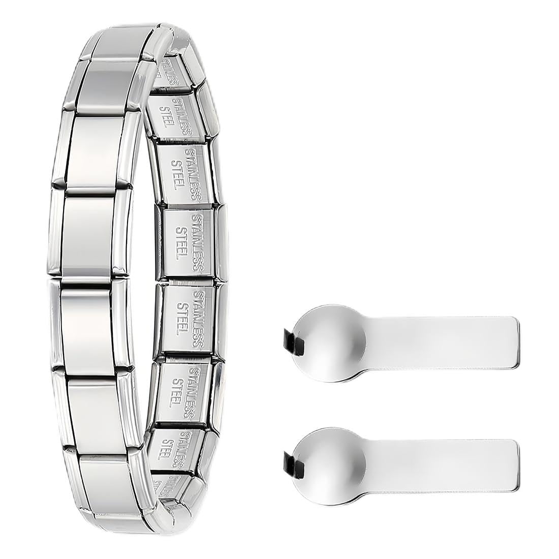 3 Piezas Italian Charms pulsera encantos 9 mm Joyería Matt Moda