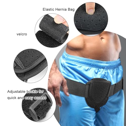 Faja para Hernia Umbilical Ajustable Negra, Talla S miniatura 3