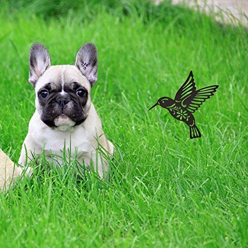 Langya Yard Art Hummingbird Stake, Waterproof And Weatherproof Animal Silhouette Stake, Elegant Garden Design, Bird Acrylic Silhouette Stake, Acrylic Art Lawn Outdoor, #TOP2