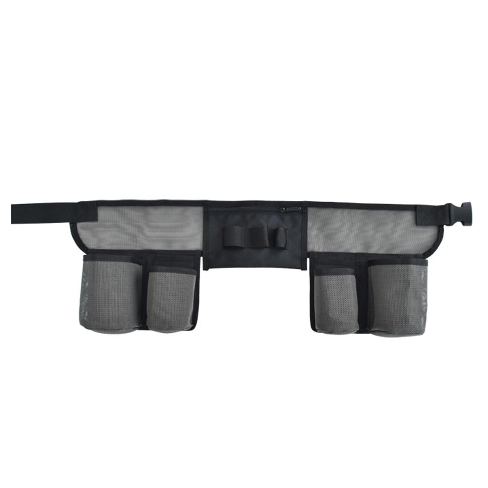 Gtylf Black Waist Utility Pouches With Nylon Mesh For Comfort During Extended Use Portable Set