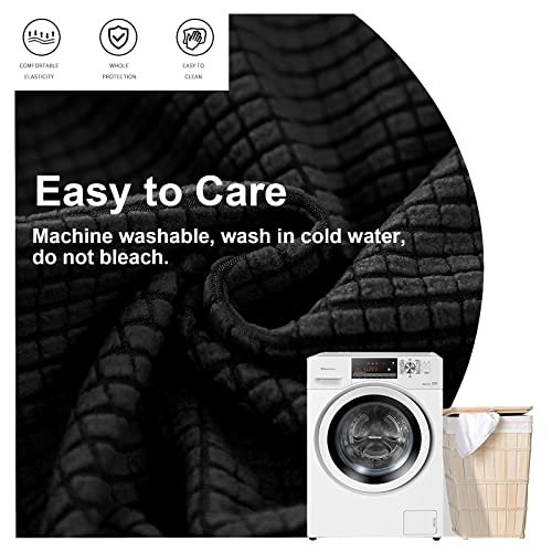 Image of FUANGUI Ottoman Cover Stretch Storage Ottoman Bench Slipcover Printed Folding Storage Bench Ottoman Cover Footrest Stool Slipcover Footstool Protector Cover with Elastic Bottom,Medium