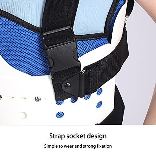 Cervical Thoracic Orthosis Lumbar Spine Orthosis Support Chest Lumbar Brace Fixed Brace Treat ?osteoporosis Lumbar Fractures with Removable Inflatable Airbag for Me