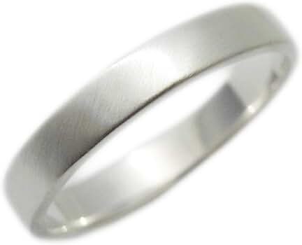 925マット仕上げ平打ちリング 8g s925 リング シンプル指輪
