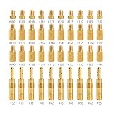 30Pcs Carburetor Main Jets and 10Pcs Slow Jets Pilot Jet Kit Fits for PWK Keihin OKO KOSO CVK Mikuni