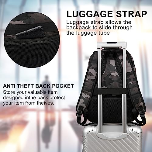 Image of School Backpack for Teens & Boys - 15.6 Inch Laptop Backpack