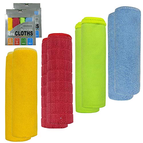 Lorpect 2 Pack Microfiber Cleaning Cloth Dust Rag Dust Cloths Cleaning Towels Multi-Functional Washable Reusable Multifunctional Rags