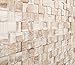 WoodyWalls 3D Wall Panels | Wood Planks are Made from 100% Reclaimed Wood | All Wood Squares are Handmade | Set of 10 Wood Planks for Rustic Wall Decor | DIY Wood Panels (9.5 sq.ft.) White Square