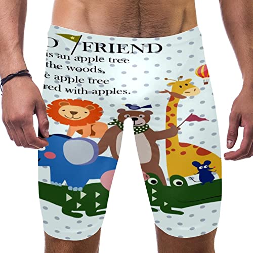 Traje de baño jammer natación hombre de secado rápido bañador entrenamiento multicolor