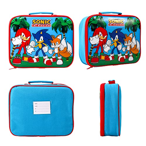 Lonchera de Sonic térmica e infantil con múltiples compartimentos y botella sin BPA 7