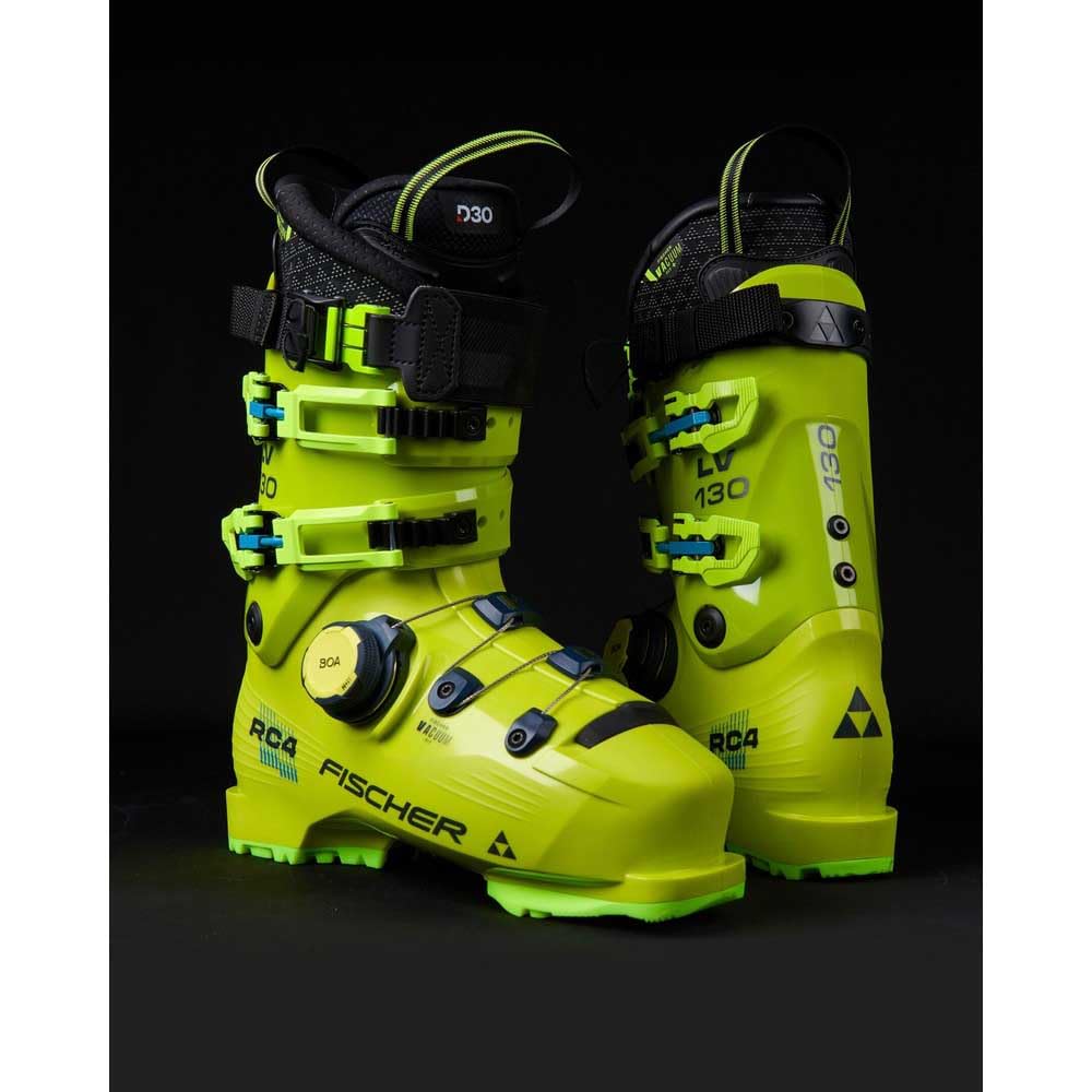 Fischer RC4 130 LV VAC BOA Scarponi da sci - MP 28-28,5 - Giallo - per le massime prestazioni