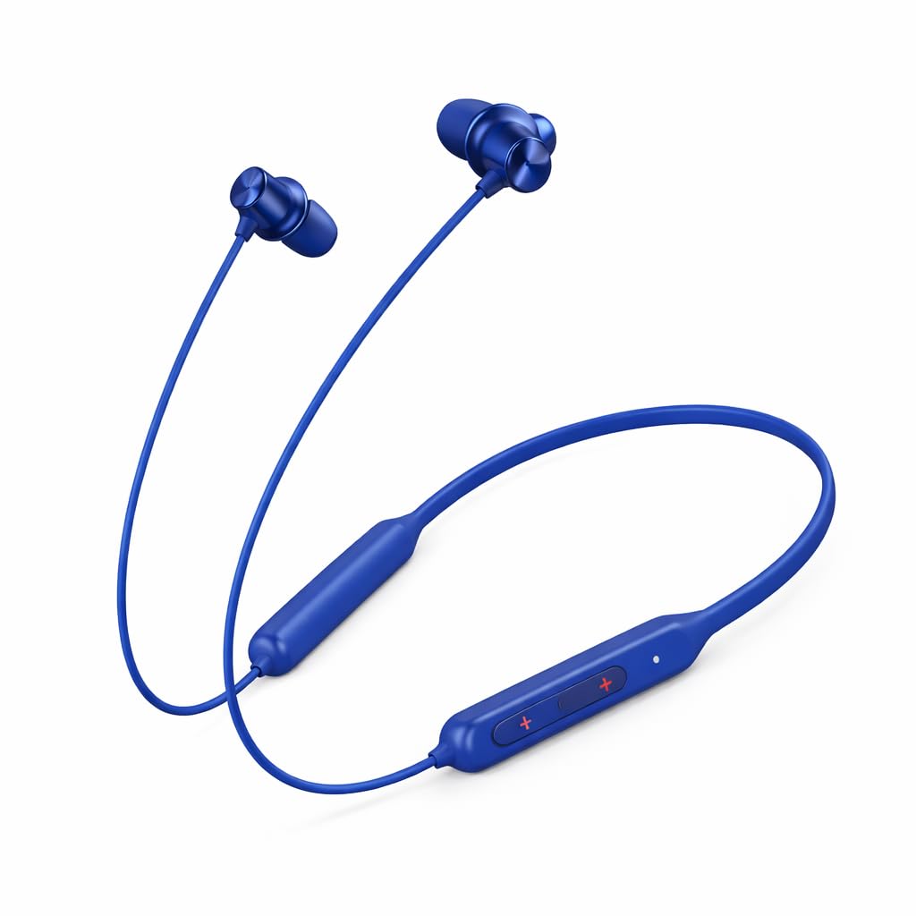 Original Earphone for OnePlus Z2 Neckband Bluetooth Flexible Band Lightweight Design (Blue) (HG-YU98)-picture-20