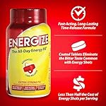 iSatori Men & Women Energize Extra Strength Caffeine Pills | Fast Acting Long-Lasting Energy Pill | Extended Time Release Caffeine | Improved Clarity, Energy Support | No Jitters, Crash | 60 Tablets - Image 3