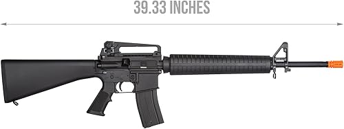 Miniatura 5 de GoldenBall & Eagle M16 - Rifle de aire comprimido de gas GBB de polímero de gas -350 FPS/negro