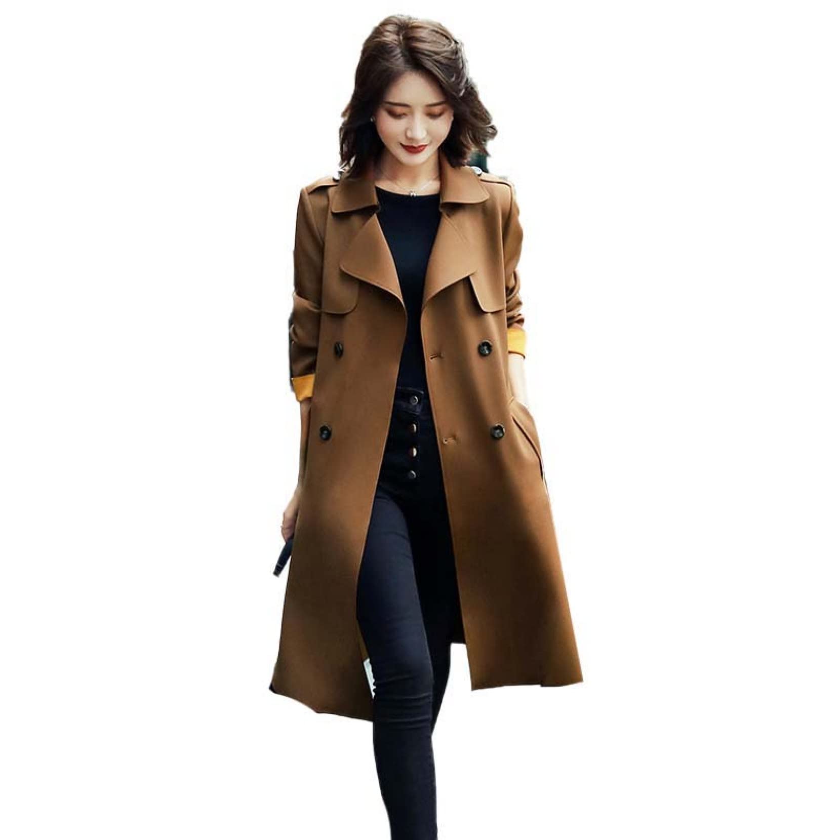 Amazon | [ZAI2] 上着 春アウター トレンチコート レディース