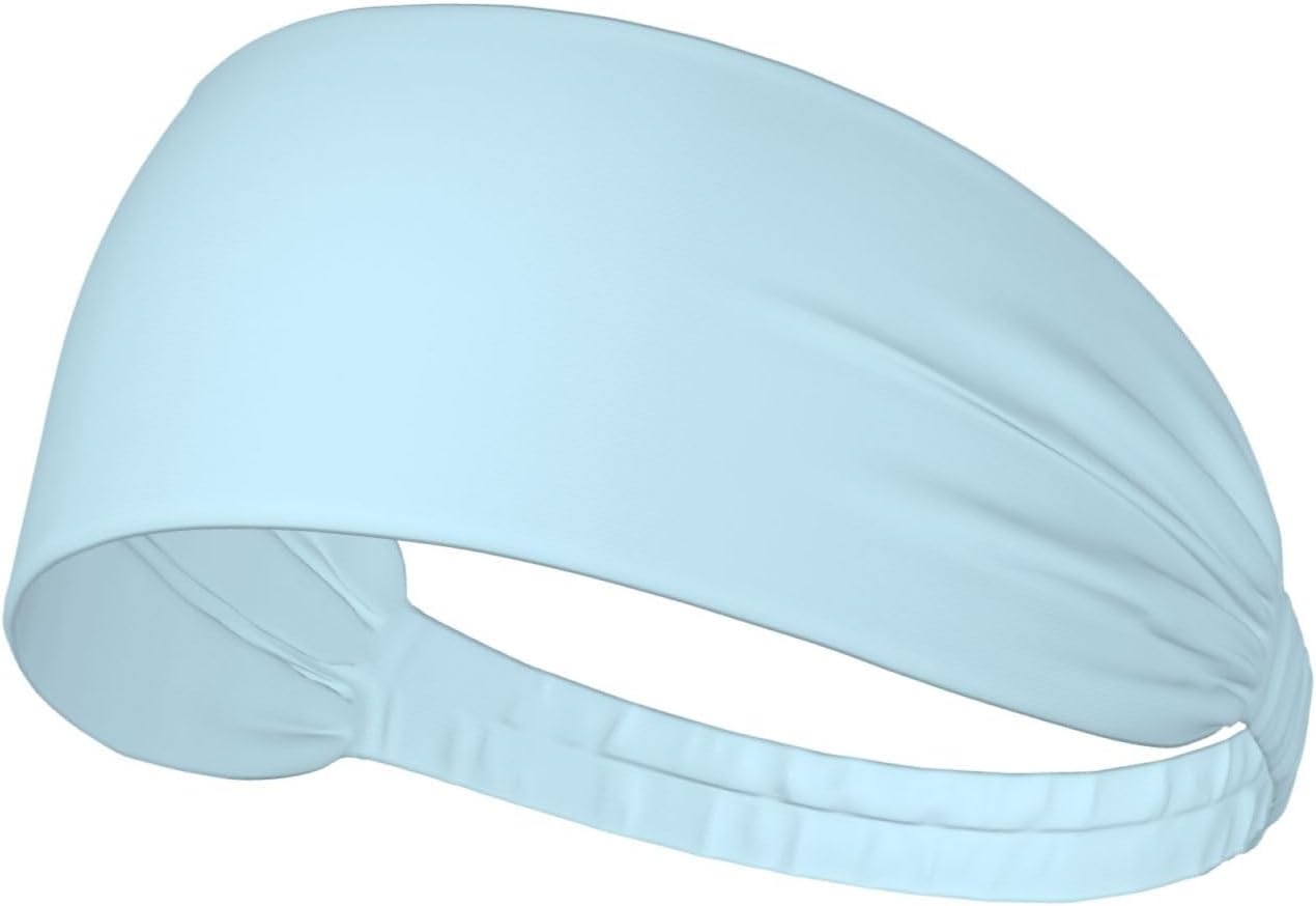 Solid Color Small Fresh Elastic Exercise Headband for Sports & Workouts