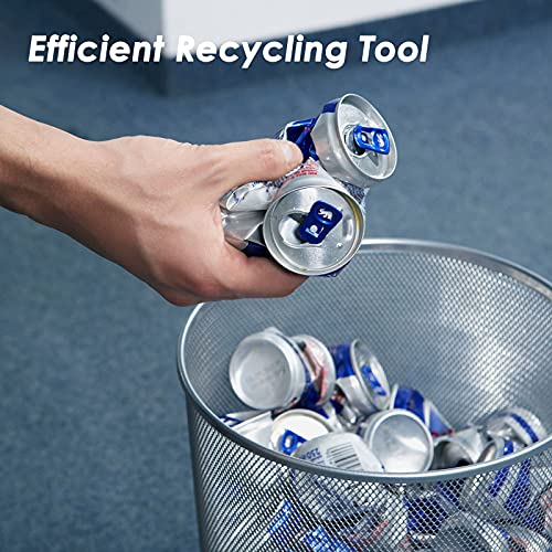 Schiaccialattine in Metallo, 2 In 1 Frantoio per Lattine con Apribottiglie Montato su Parete Compattatore di Lattine Eco-Friendly Strumento di Riciclaggio per Lattine - immagine 4