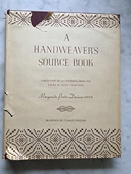 Hardcover A Handweaver's Source Book: A Selection of 224 Patterns From the Laura M. Allen Collection Book