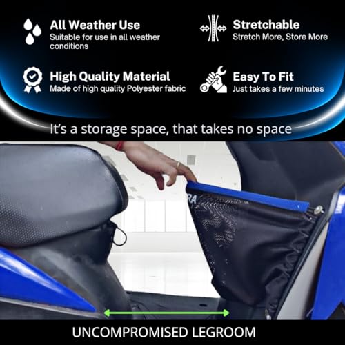 Image of FIBERA Fabric Basket for Honda Activa 6G 110 BS6 (FEB 2020 - Present) (Blue)