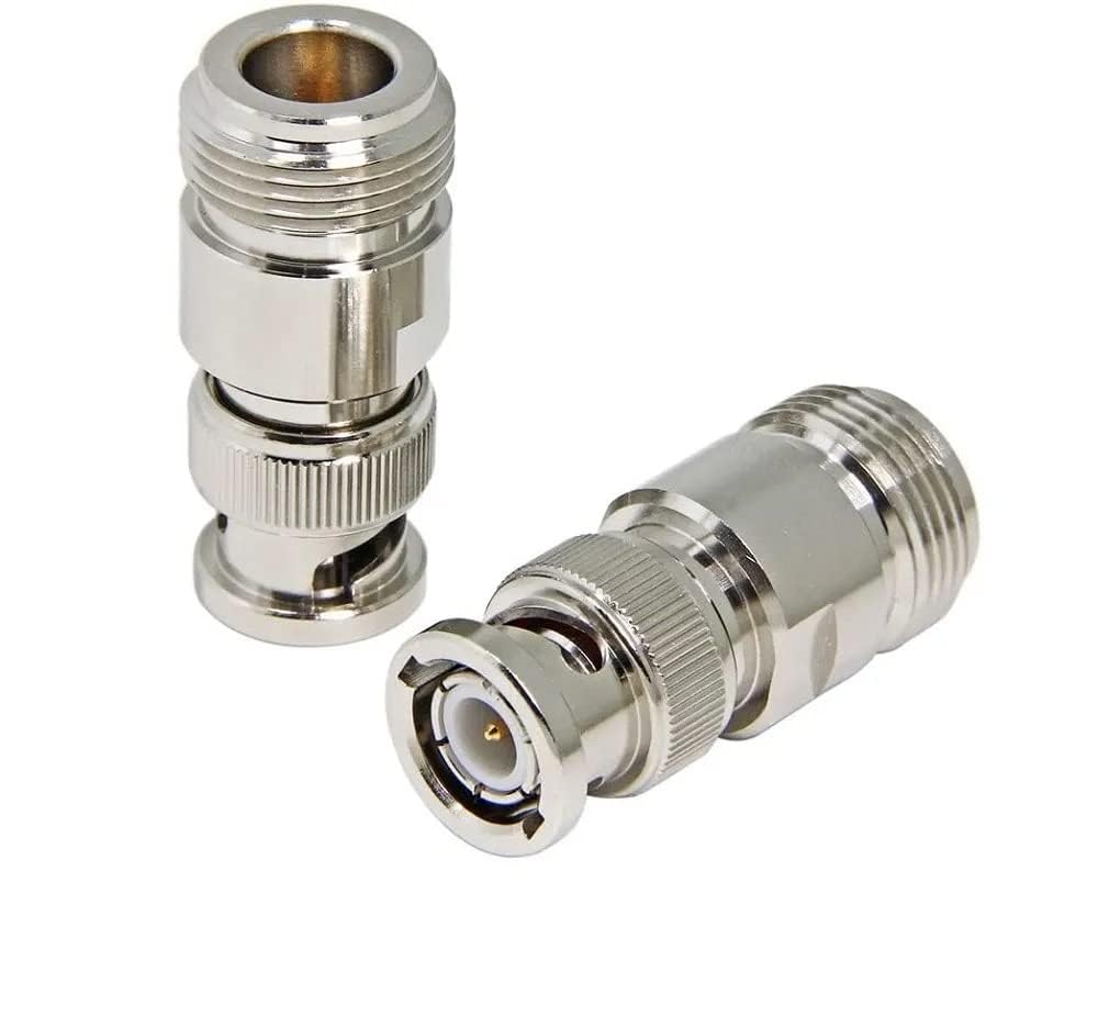 NBR N Female to BNC Male Adapter Connector BNC Male to N Female Coaxial RF Adapter Converter for Scanner Broadcast Applications - 1 Pc.-picture-24