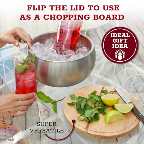 Gusto Nostro 4.1L Insulated Ice Bucket With Lid And Tongs thumb #5
