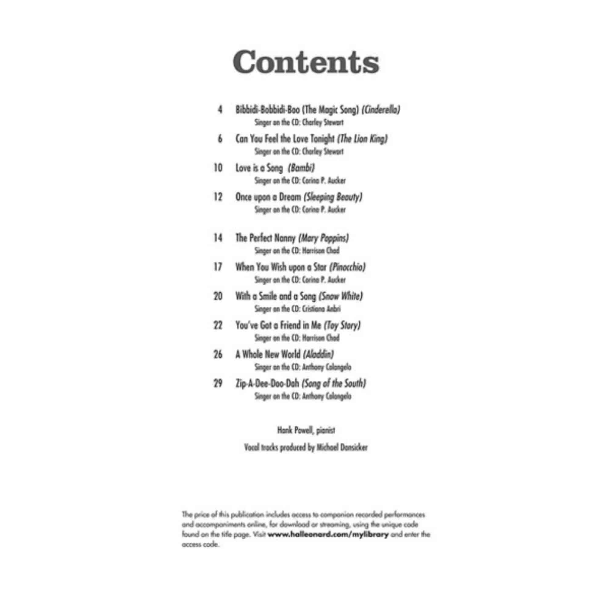 More Disney Solos for Kids - Image 2