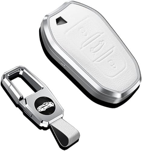 SANRILY Marco de aleación de aluminio y funda de cuero genuino para Peugeot 508 Citroen C3 C5 Aircross C4 DS 5 3 protector completo sin llave disponible en Yaxa Costa Rica