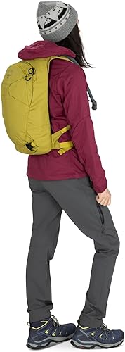 Miniatura 7 de Osprey Glade 12L Mochila de esquí y snowboard con depósito de agua hidráulico, color amarillo Babylonica